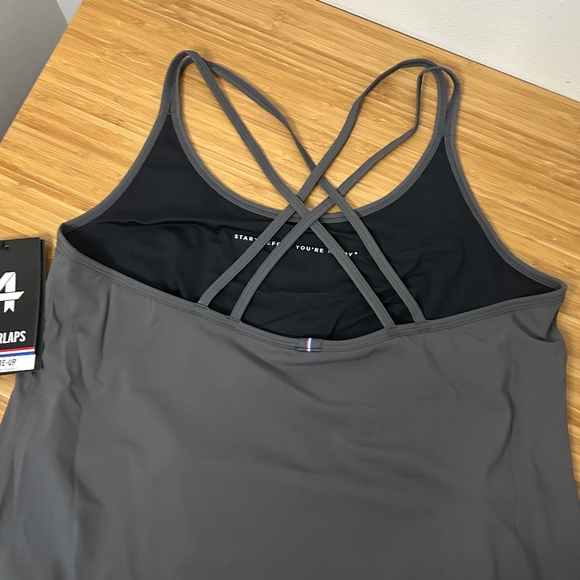 NWT FOURLAPS VITALITY DRESS GRAPHITE - Picture 3 of 9